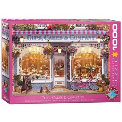 Puzzle - Tassen Kuchen Co. - 1000 Teile