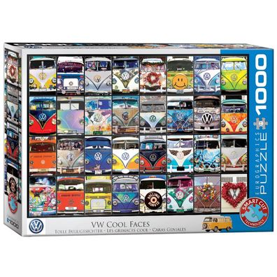 Puzzle - Tolle Bulligesichter - 1000 Teile