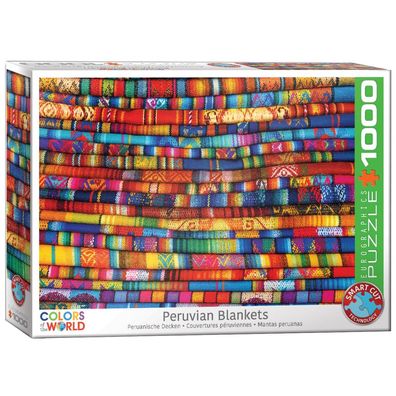 Puzzle - Traditionelle Decken aus Peru - 1000 Teile