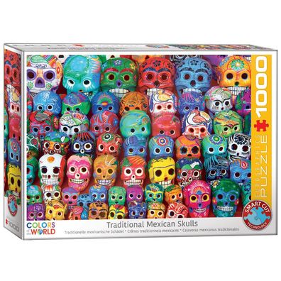 Puzzle - Traditionelle Mexikanische Schädel - 1000 Teile