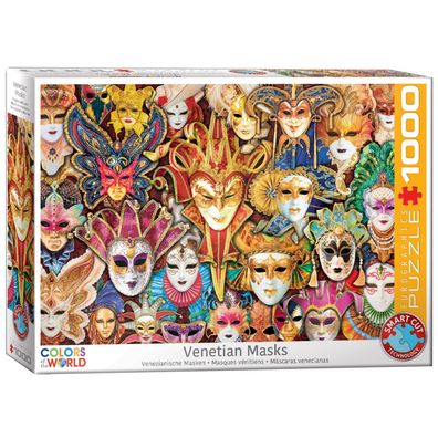 Puzzle - Venezische Masken - 1000 Teile
