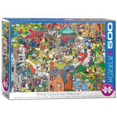 Puzzle - Was könnte denn da schief laufen? von Martin Berry - 500 Teile