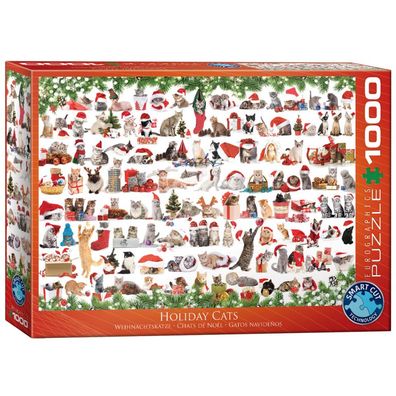 Puzzle - Weihnachtskzatzen - 1000 Teile