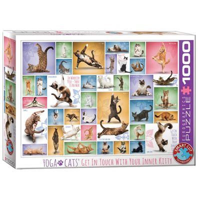 Puzzle - Yoga Katzen - 1000 Teile