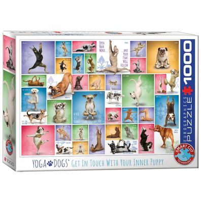 Puzzle - Yoga Hunde - 1000 Teile