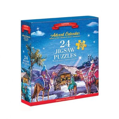 Puzzle Adventskalender - Nativity - 24 Puzzle je 50 Teile