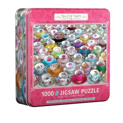 Teetassen Sammlung - Puzzledose - 1000 Teile