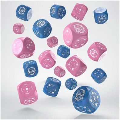 Crosshairs Compact D6 - Blue & Pink (20 Würfelset)