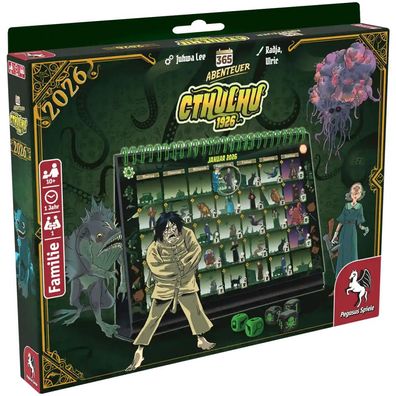 Cthulhu 1926 - 365 Abenteuer - Kalender 2026 - deutsch