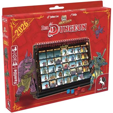 Der Dungeon - 365 Abenteuer - Kalender 2026 - deutsch