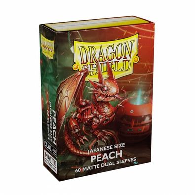 Dragon Shield - Japanese Art Sleeves Matte Dual - Peach (60)