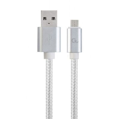 gembird Micro-USB-Kabel mit, 1,8 m silver