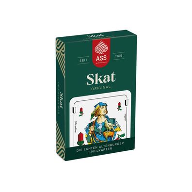 Skat - deutsches Bild in Faltschachtel - plastikfrei im Spiel
