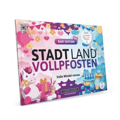 Stadt Land Vollpfosten - Baby Edition - Volle Windel voraus - deutsch