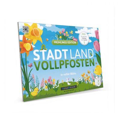 STADT LAND Vollpfosten – Frühlings Edition - In voller Blüte - A4 - deutsch