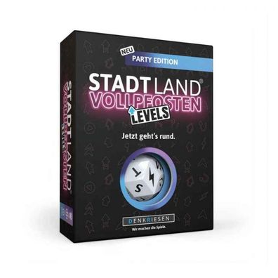 STADT LAND Vollpfosten – Levels - PARTY Edition - Jetzt gehts rund - deutsch