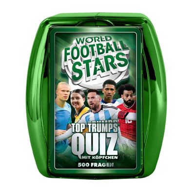 Top Trumps Quiz – Weltfussballstars - green case - deutsch