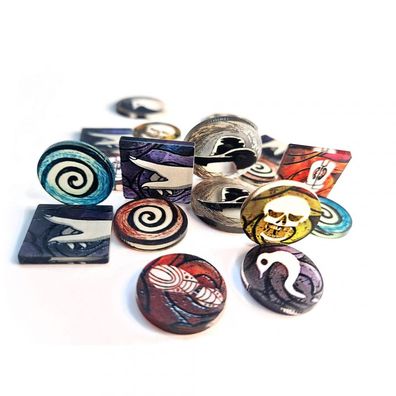 Token and Markers - Pagan - Fate of Roanoke Token Set
