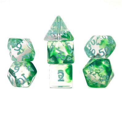 Würfelset Transparent - Nebula Bamboo