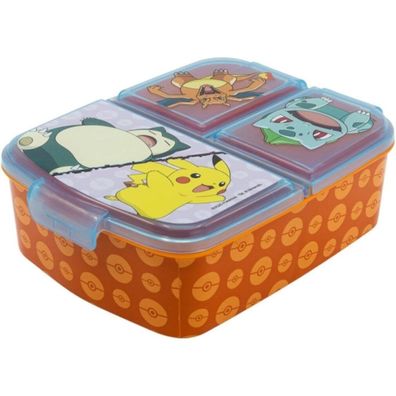 Stor Brotdose MIT Mehreren Fächern | Pokemon