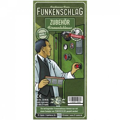 Funkenschlag Zubehör (Recharged Version) - Firmentableaus