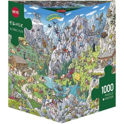 Puzzle - Alpine Fun, Tanck - Triangular 1000 Teile