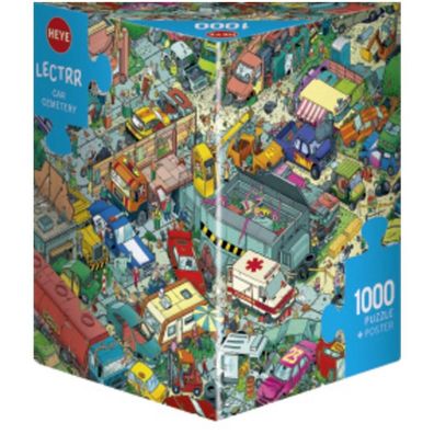 Puzzle - Car Cemetery - Triangular 1000 Teile