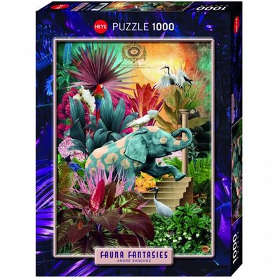 Puzzle - Elephantaisy - Standard 1000 Teile