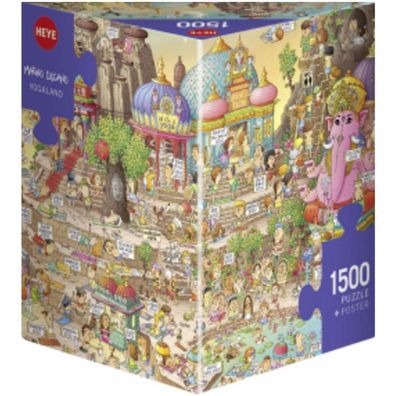 Puzzle - Degano Yogaland - Triangular 1500 Teile