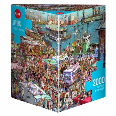 Puzzle - Fresh Fish, Göbel-Knorr - Triangular 2000 Teile