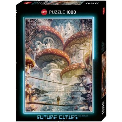 Puzzle - Future Cities Shroomland - Standard 1000 Teile