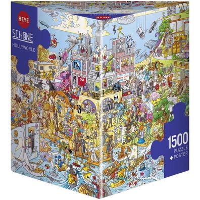 Puzzle - Hollyworld - Triangular 1500 Teile