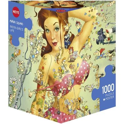 Puzzle - Insta-Girls Life - Triangular 1000 Teile