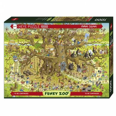 Puzzle - Monkey Habitat - Standard 1000 Teile