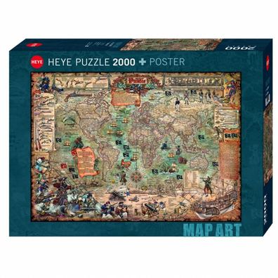 Puzzle - Pirate World - Standard 2000 Teile
