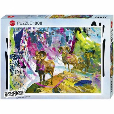 Puzzle - Rebrush! Big Horns - Standard 1000 Teile