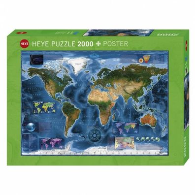 Puzzle - Satellite Map - Standard 2000 Teile - deutsch
