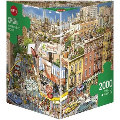 Puzzle - Superhero Movie, Göble/Knorr - Triangular 2000 Teile
