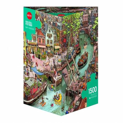 Puzzle - Say Cheese!, Göbel-Knorr - Triangular 1500 Teile