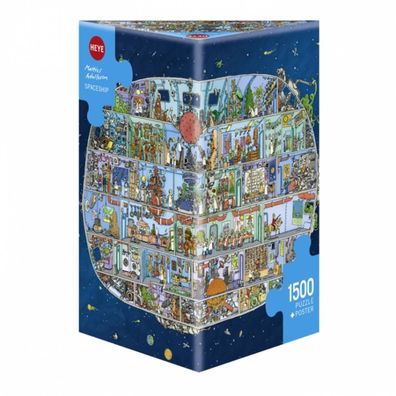 Puzzle - Spaceship, Adolfsson - Triangular 1500 Teile