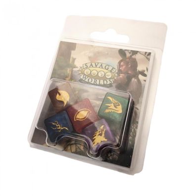 Savage Worlds - Ulisses Wildcard-Würfelset - deutsch