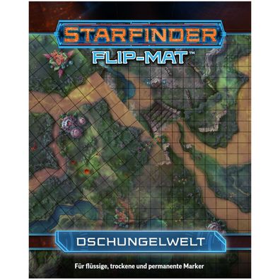 Starfinder - Flip-Mat - Dschungelwelt - deutsch