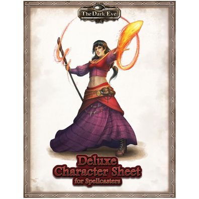 The Dark Eye - Deluxe Character Sheets Magic-users - englisch