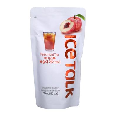 Ice Talk Peach Tee Spezialität mit saftigem Pfirsichgeschmack 230ml