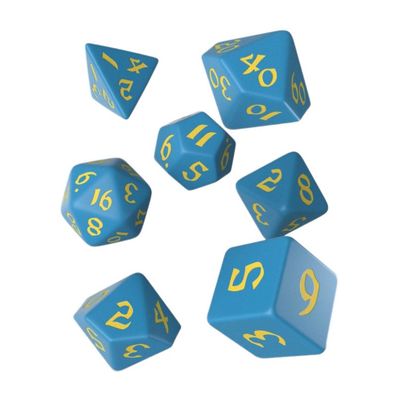 Würfel - Classic Runic Blue/yellow Dice Set - 7 Stück
