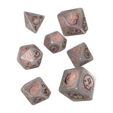 Würfel - Dragons Dice Set - Quartz - englisch
