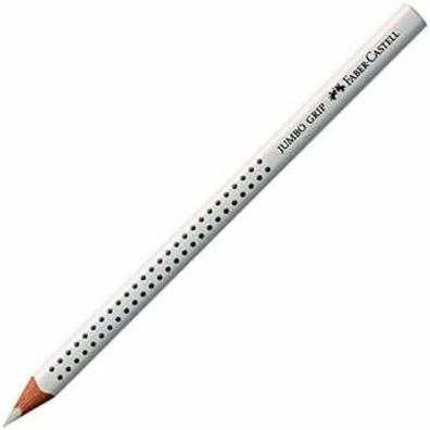 Buntstifte Faber-Castell Jumbo Grip Weiß (12 Stück)