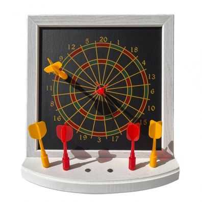 Dartscheibe - Mini Magnet Dartboard - inklusive 6 Magnetdarts