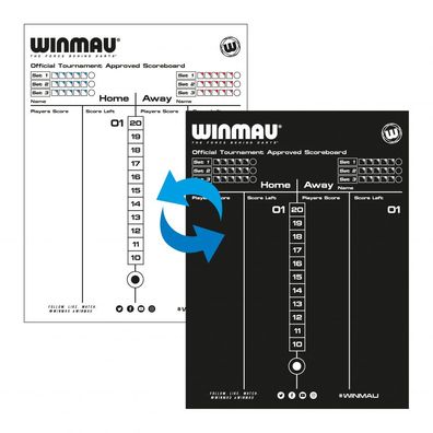 Scoreboard - Schreibtafel Winmau - inklusive Stift 8658