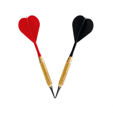 Softdart Karella - PVC rot und schwarz - 12 und 12 Stück in Dose